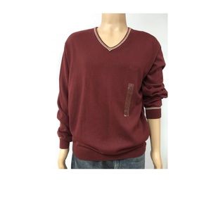 Chaps burgundy sweater